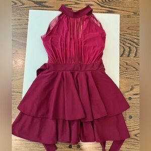 Windsor, wine colored mock neck dress.  Size M.  New with tags.